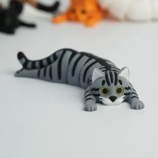 3D Printed Fidget Cats: (Various Colors)