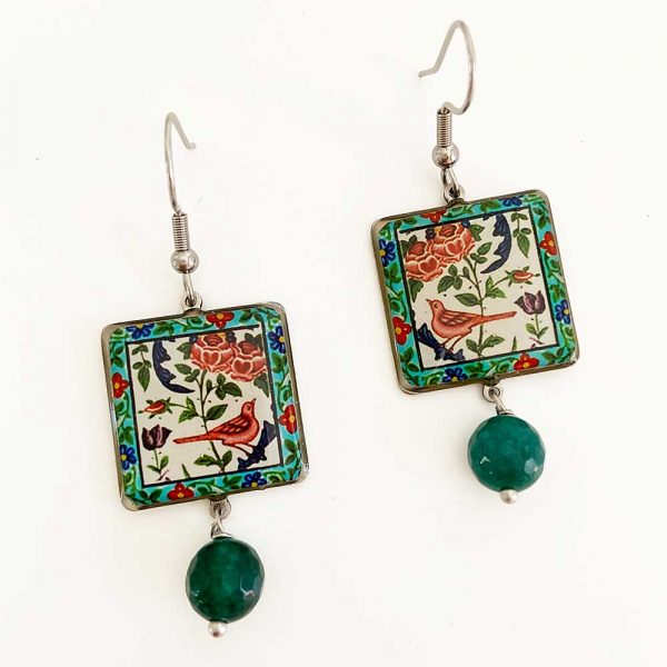 Earrings: Resin/Stainless Steel (Various Designs)