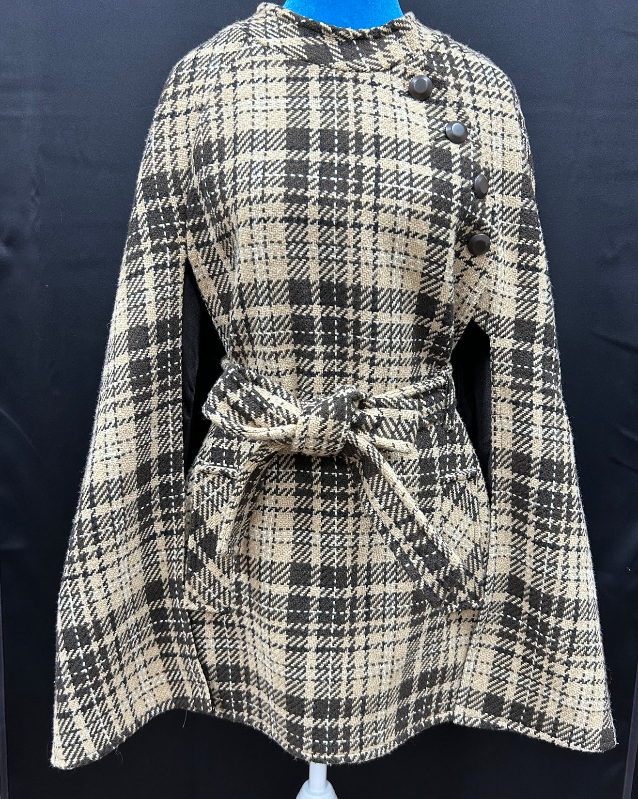 Cape: Joan Rivers Belted Cape (Second Chances)