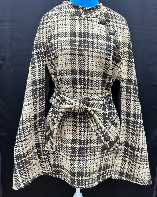 Cape: Joan Rivers Belted Cape (Second Chances)