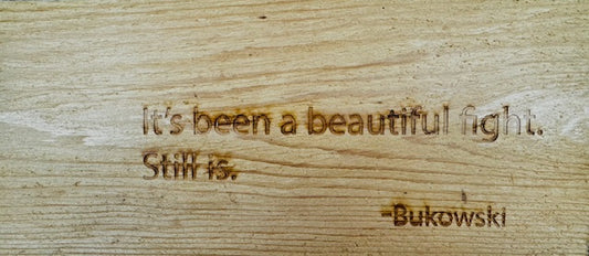 Signs: Upcycled Wooden Quotes (three quotes)