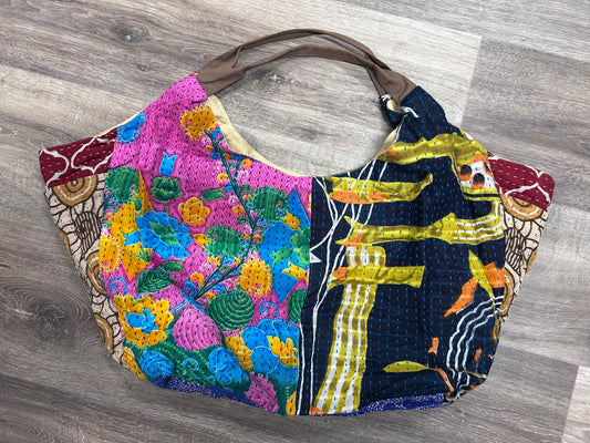 Bag: Recycled Sari Slouchy Bag