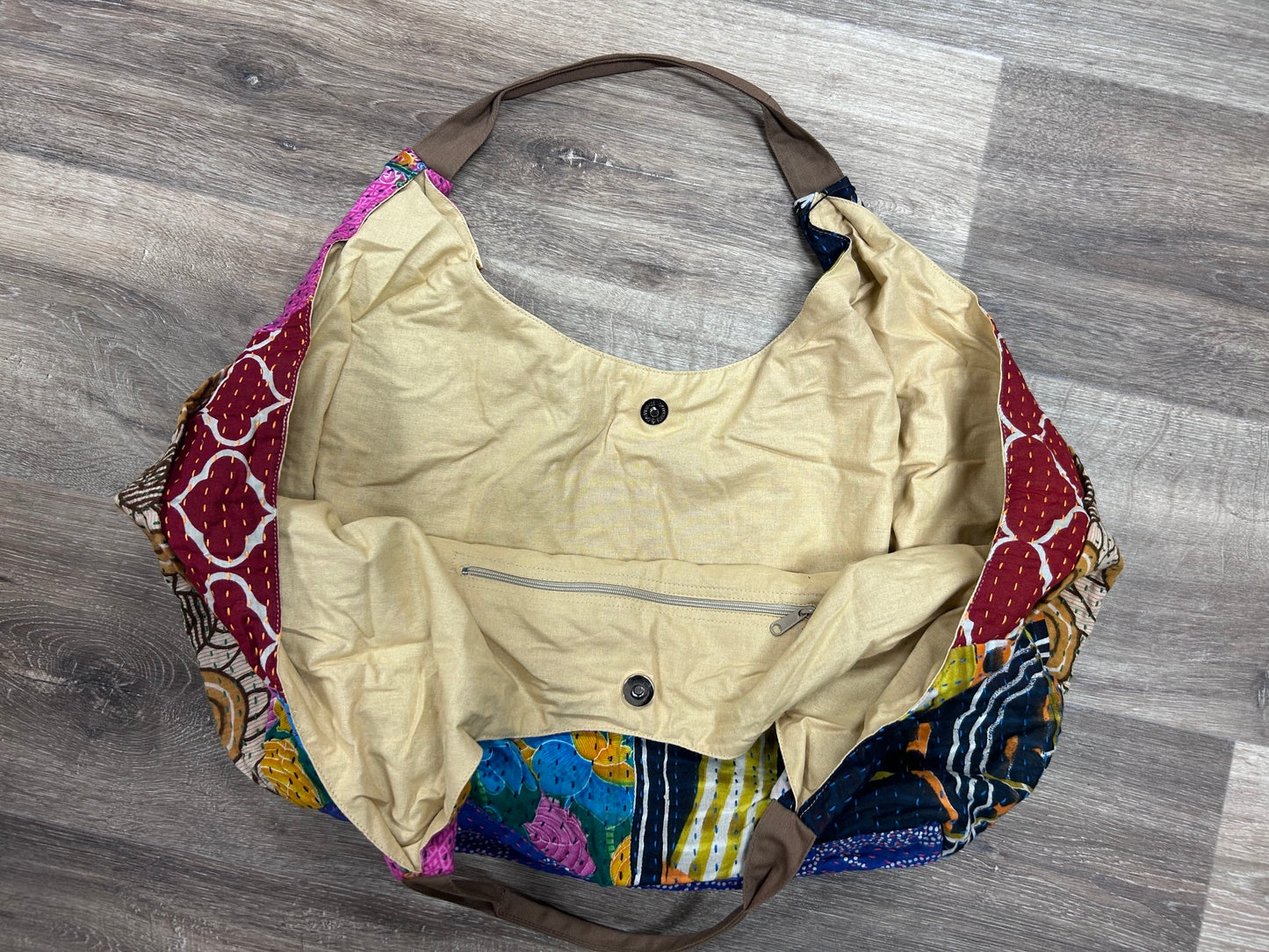Bag: Recycled Sari Slouchy Bag