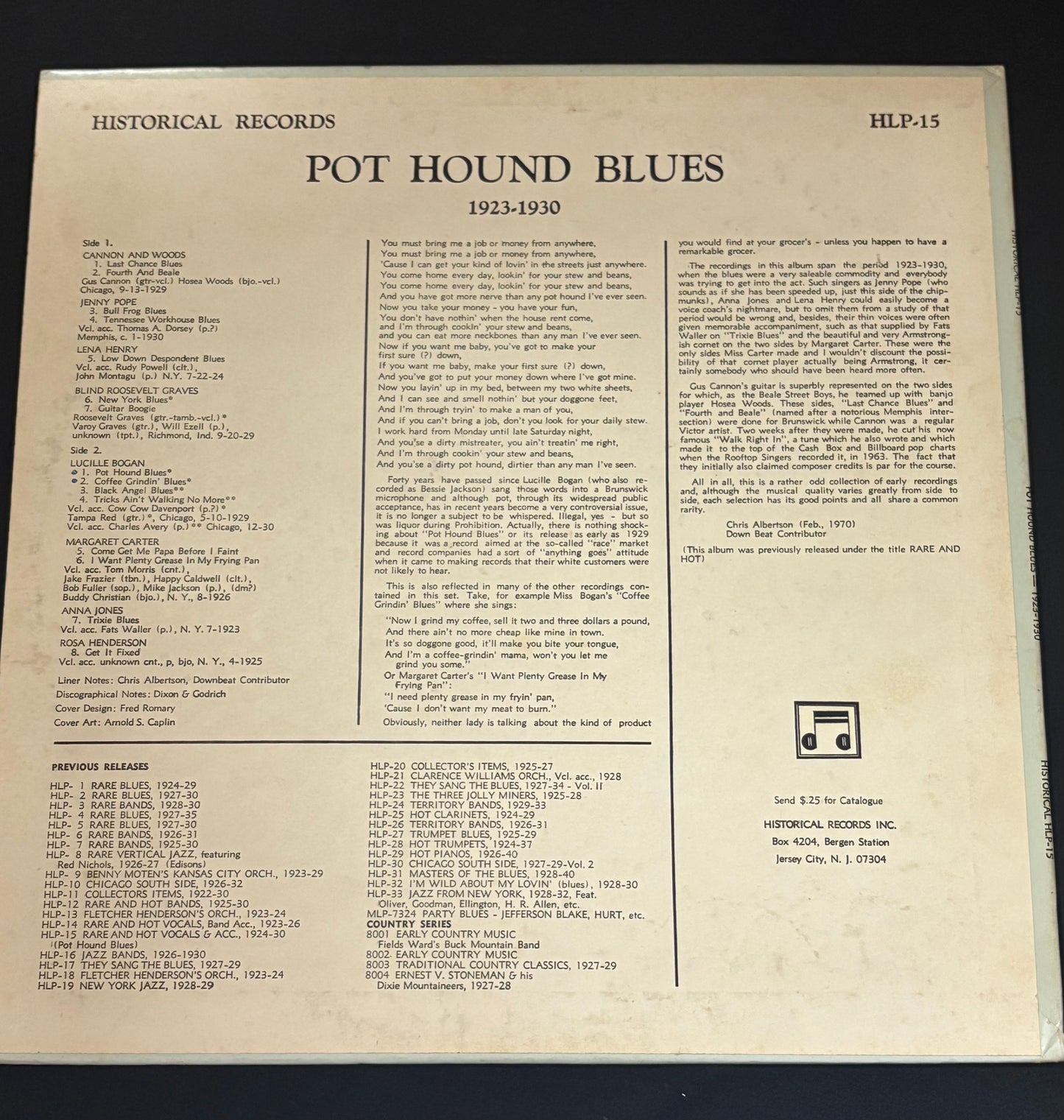 Compilation - Pot Hound Blues 1923-30 (JK)