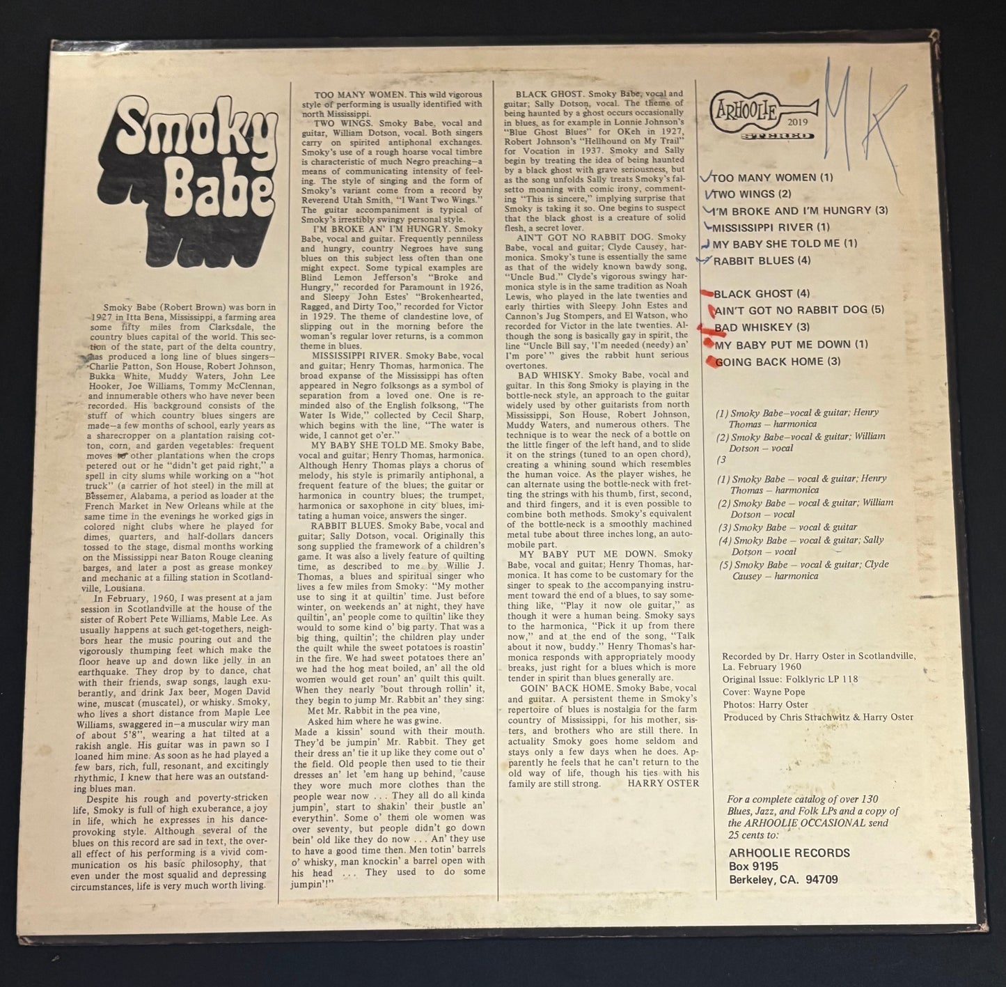 Smoky Babe - Hot Blues (JK)