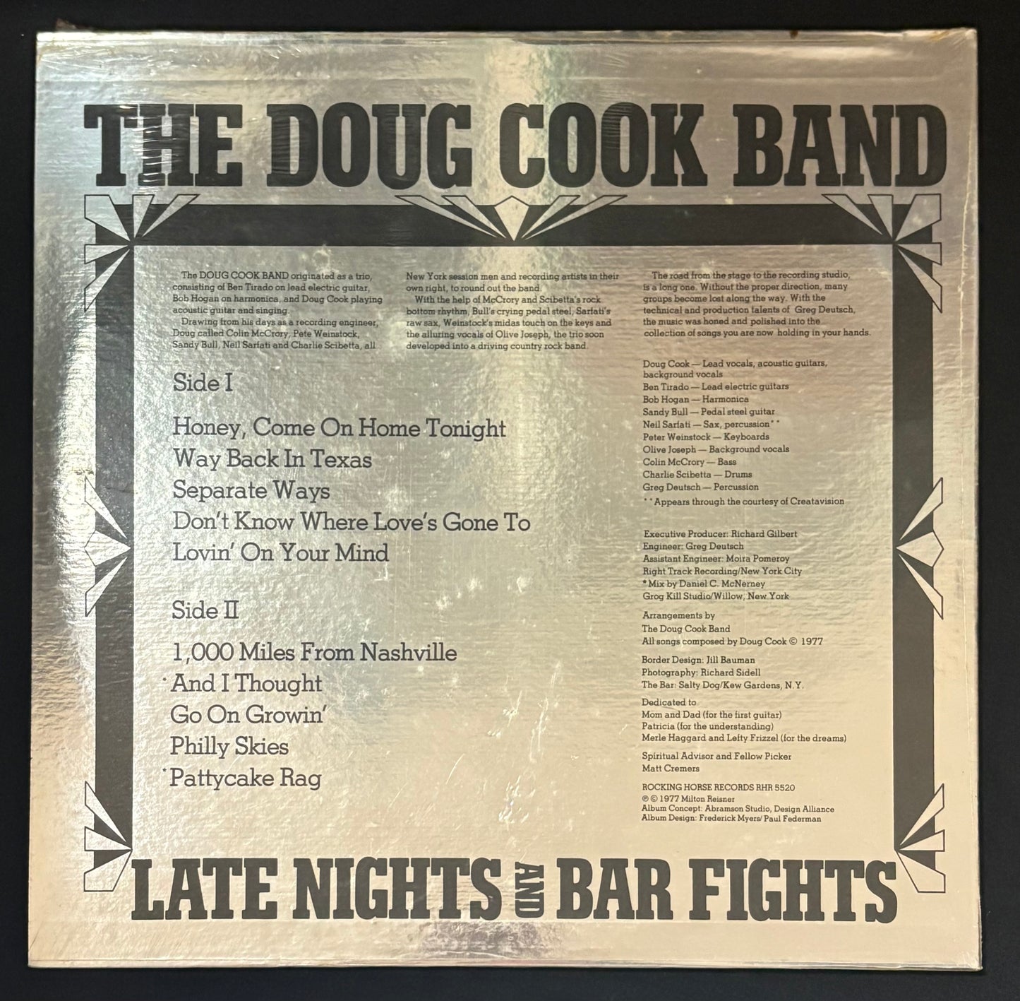 The Doug Cook Band - Late Nights and Bar Fights (JK)