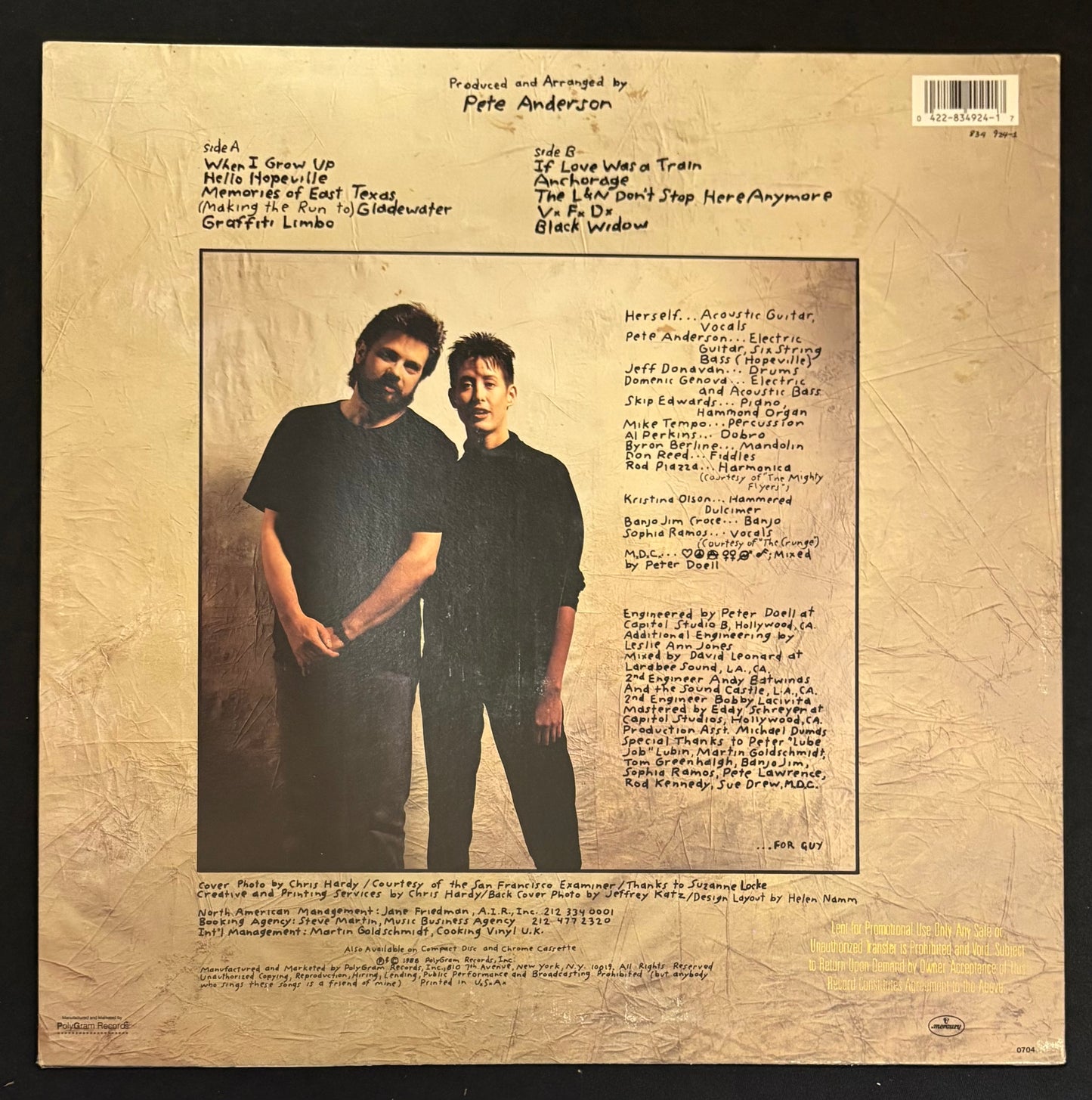 Shocked, Michelle - Short Sharp Shocked (JK)