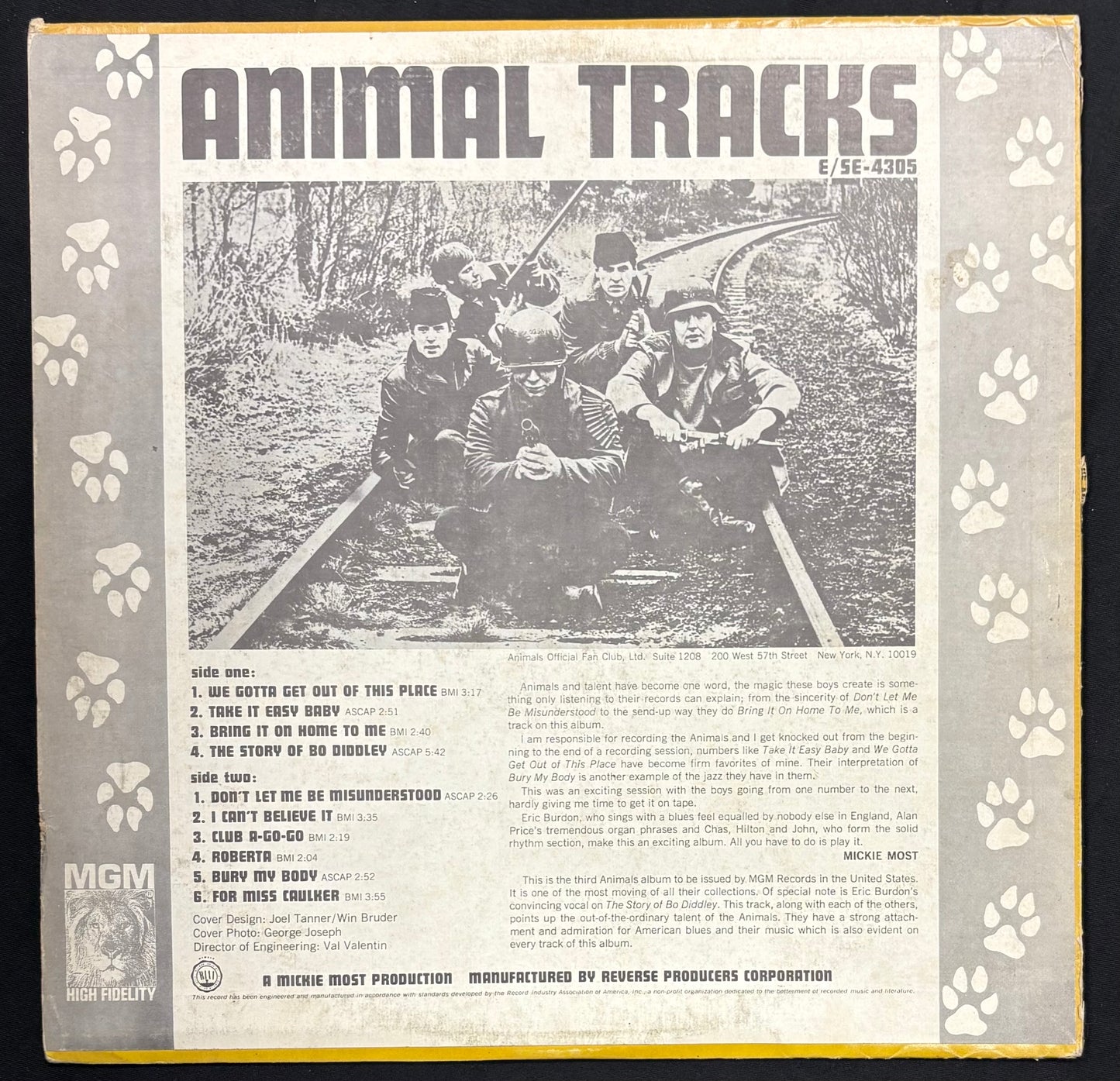 The Animals - Animal Tracks (JH)