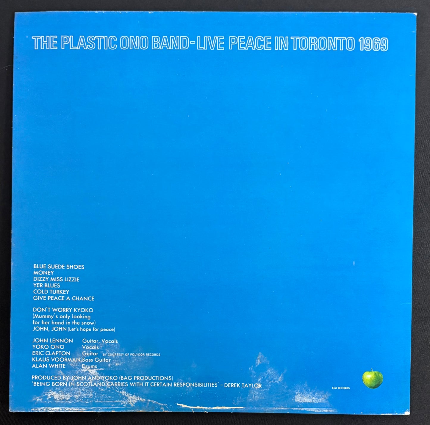 The Plastic Ono Band - Live Peace in Toronto (JH)