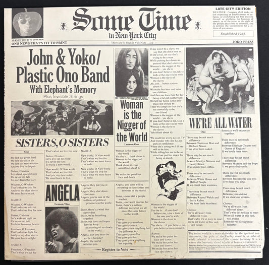 Plastic Ono Band Some Time in New York (JH)