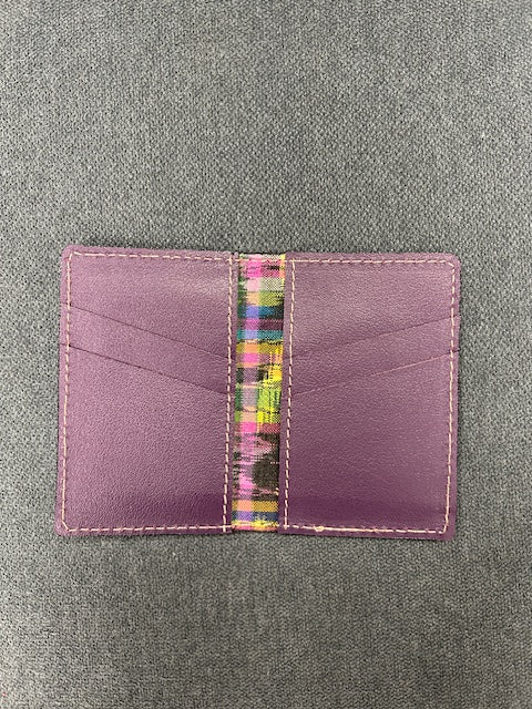 Wallet: Large Leather Card Holder (Various Colors)