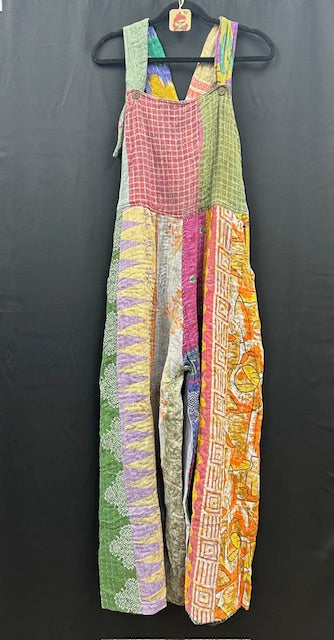 Overalls: Kantha Gathered Threads