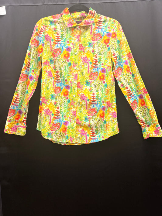 Blouse: Vintage J Crew Floral Liberty Fabric - Size 4