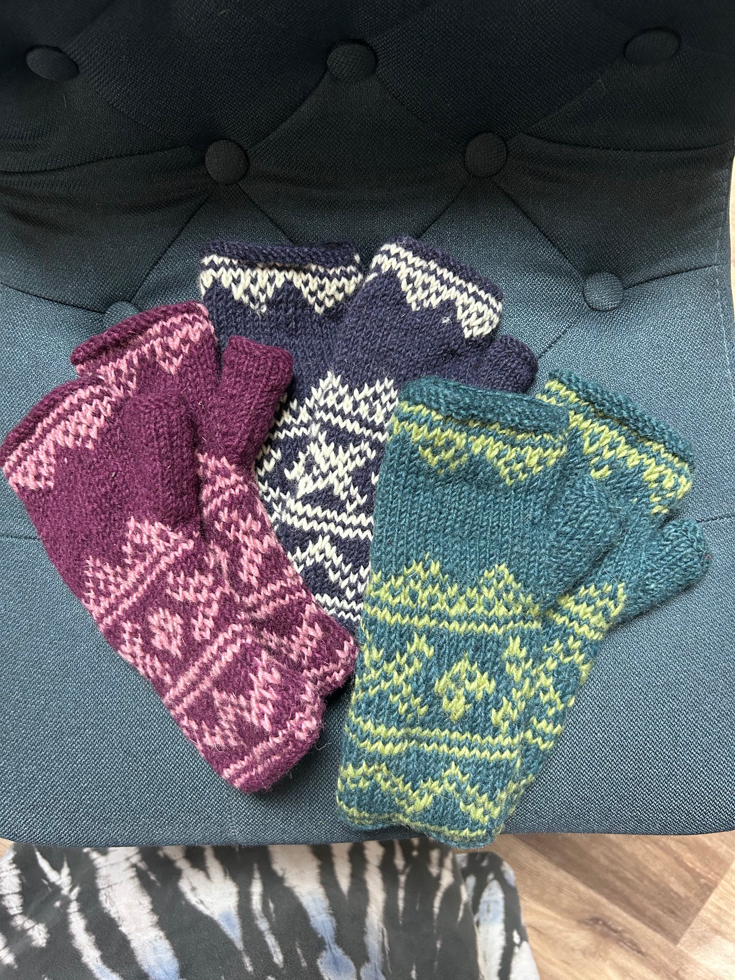 Gloves: Fingerless Fleece-Lined (Three Colors)