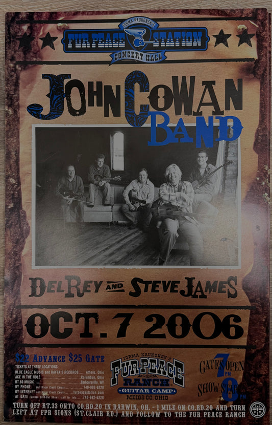 FPS - 10/07/2006 John Cowan Band (UNSIGNED)