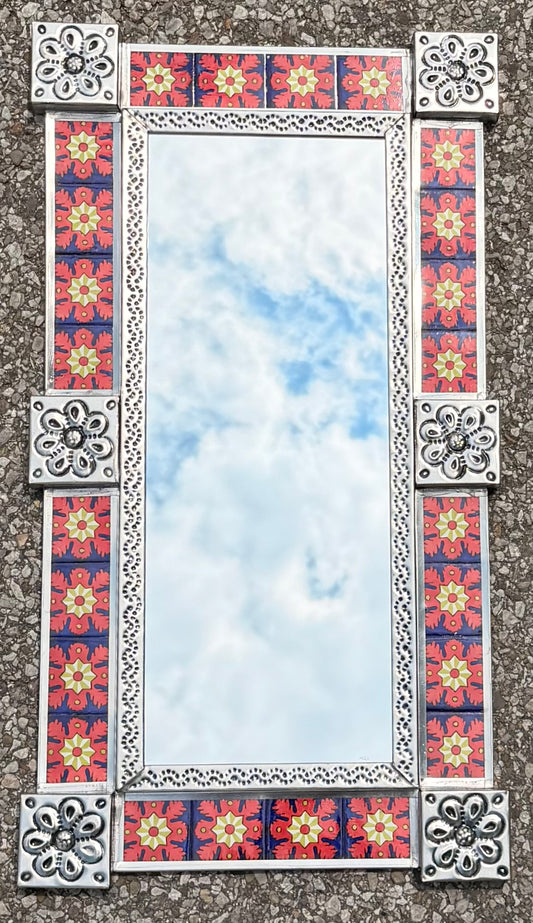 Mirror: Square Tin & Talavera