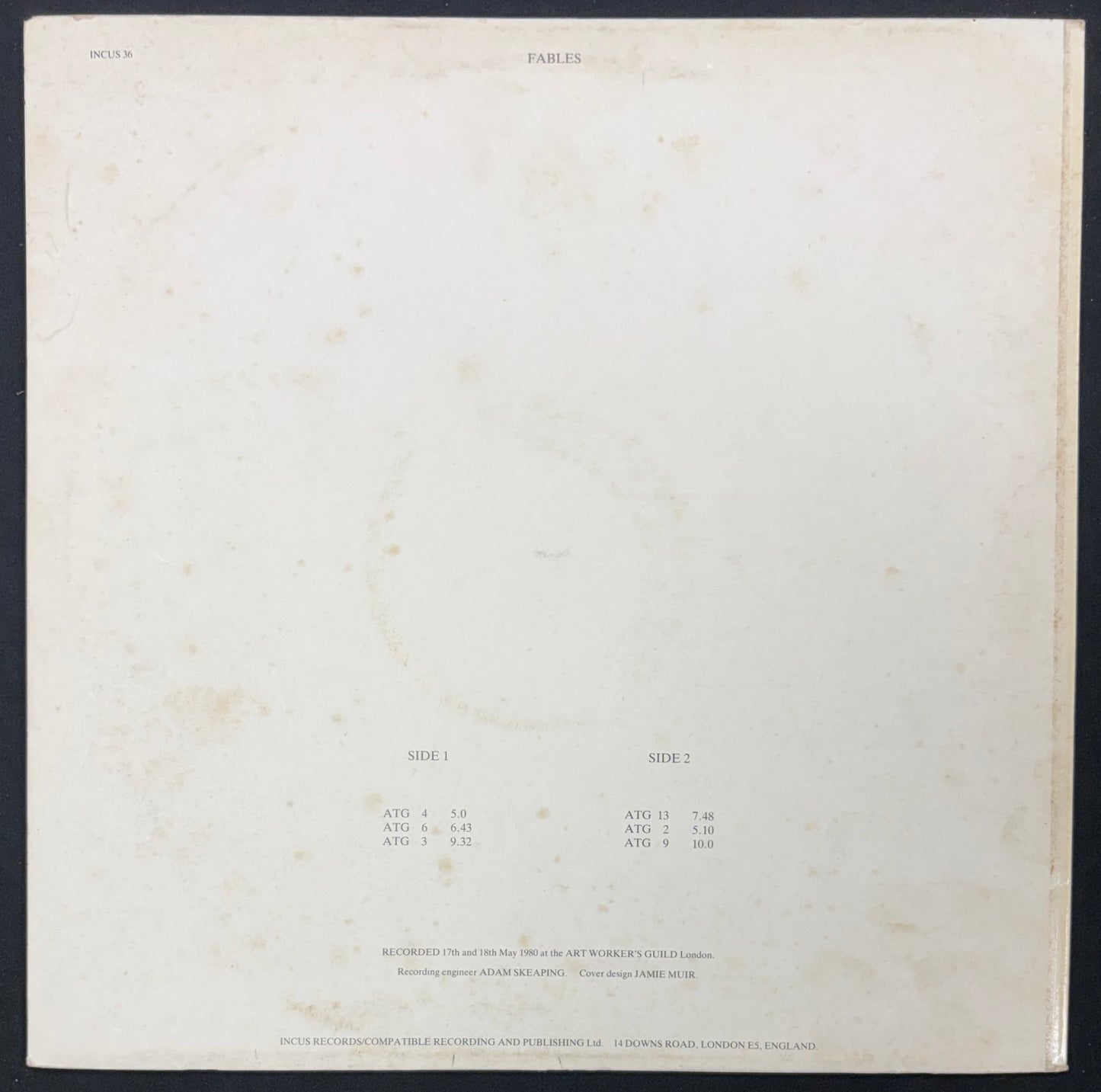 Company (2) – Fables (JK)