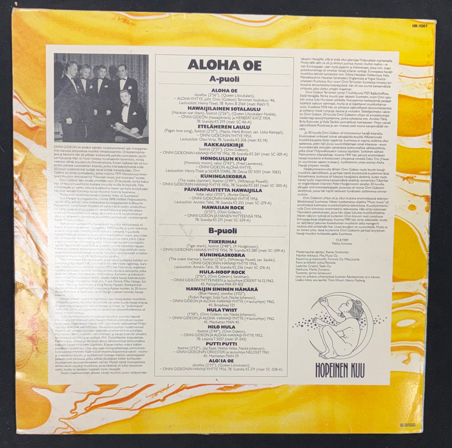 Gideon, Onni – Aloha Oe (JK)