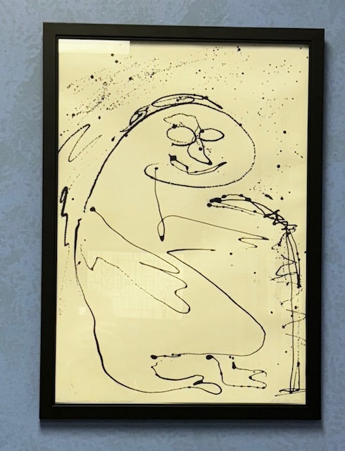 Malles Meje: Poutillian Getting Ready To Lie In The Microphone 18 x 36