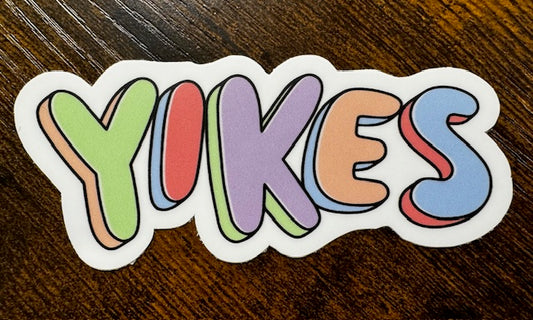 Sticker: YIKES