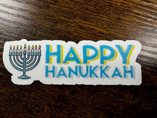 Sticker: Happy Hanukkah