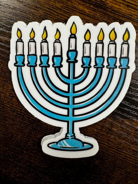 Sticker: Menorah