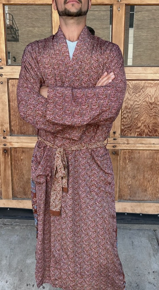 Robes: Men's Recycled Sari Long (Various Designs)