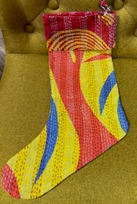 Stockings: Kantha Stitched (Various Designs)