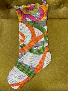 Stockings: Kantha Stitched (Various Designs)