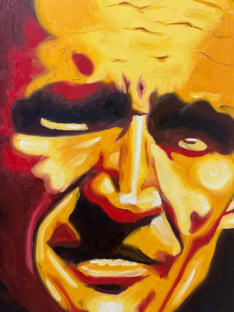 Art: Neal Cassady Original Painting by Andy Tucker