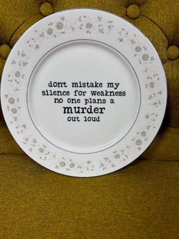 Plates: Upcycled Decorative Plates (Various Sizes/Sayings)