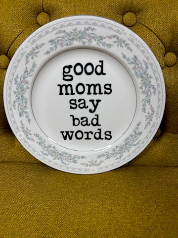 Plates: Upcycled Decorative Plates (Various Sizes/Sayings)