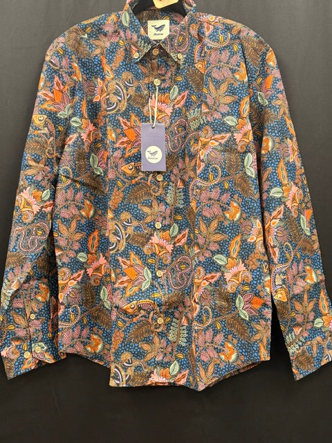 Button-Up Shirt: Men's Long Sleeve Shirt: (Various Designs)
