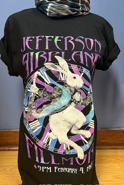 T-Shirt: Jefferson Airplane White Rabbit - Official  Jefferson Airplane Merchandise
