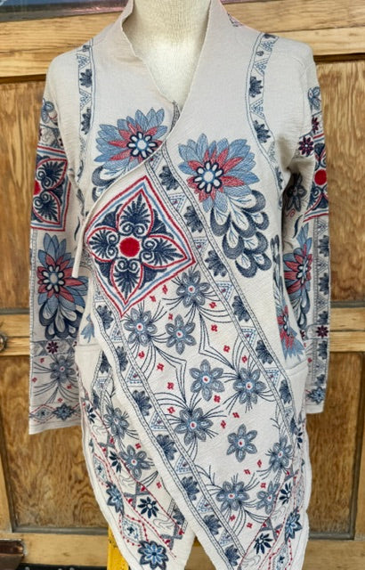 Wrap: Open-front knit cardigan by Sundance (Second Chances)