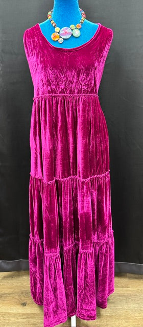 Dress: Velvet Maxi (Second Chances)
