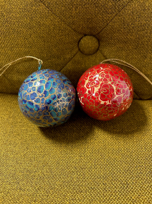 Ornaments: Papier-mâché Balls