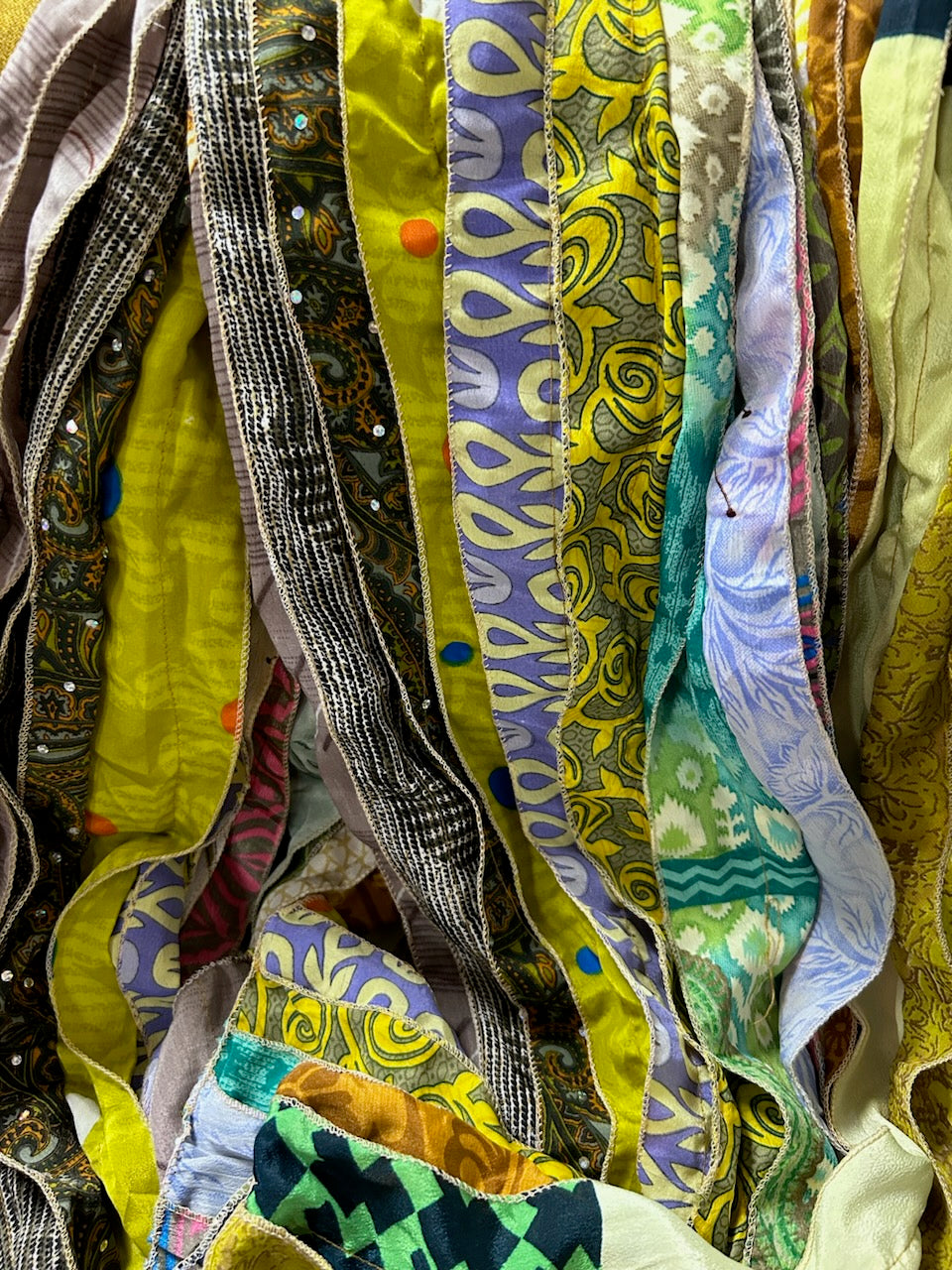 Scarf: 15 Panel Recycled Sari Scarves