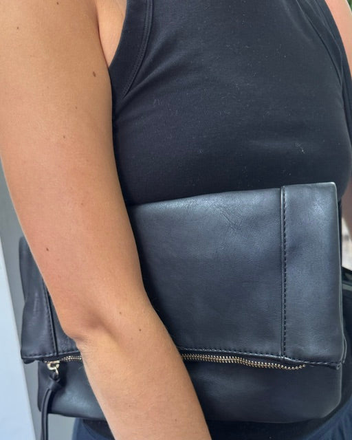 Purse: Sole Society Leather Clutch (Second Chances)