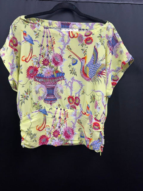 Blouse: Maeve from Anthropologie Floral top w/Ruched Waist