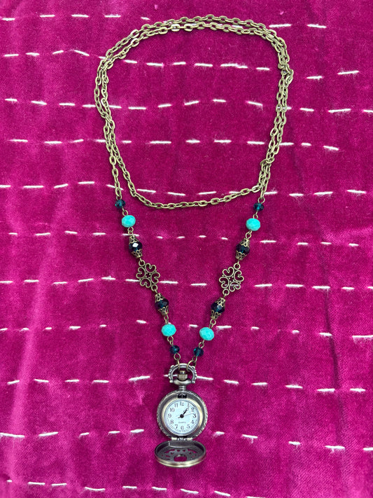 Pocket Watches: Turquoise Stones