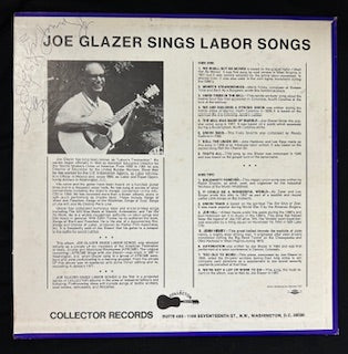 Glazer, Joe - Joe Glazer Sings Labor Songs  (JK)