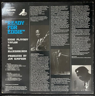 Taylor, Eddie Playboy - Eddie Playboy Taylor and The Blueshounds - Ready for Eddie (JK)