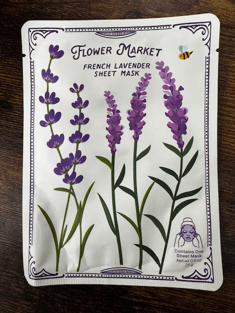 Face Mask: French Lavender Sheet Mask
