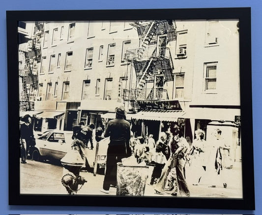 Malles Meje: Large B&W Original Art (Printed on Plastic Film)