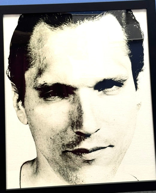 Malles Meje: Large B&W Original Art. Jorma Kaukonen Circa 1977