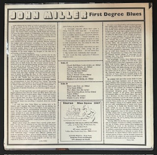 Miller, John - First Degree Blues (JK)