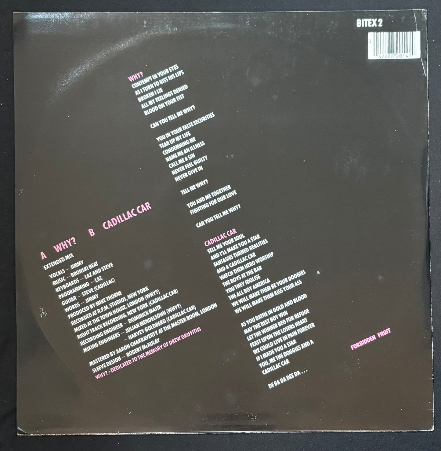 Bronski Beat  - Why? (JH)