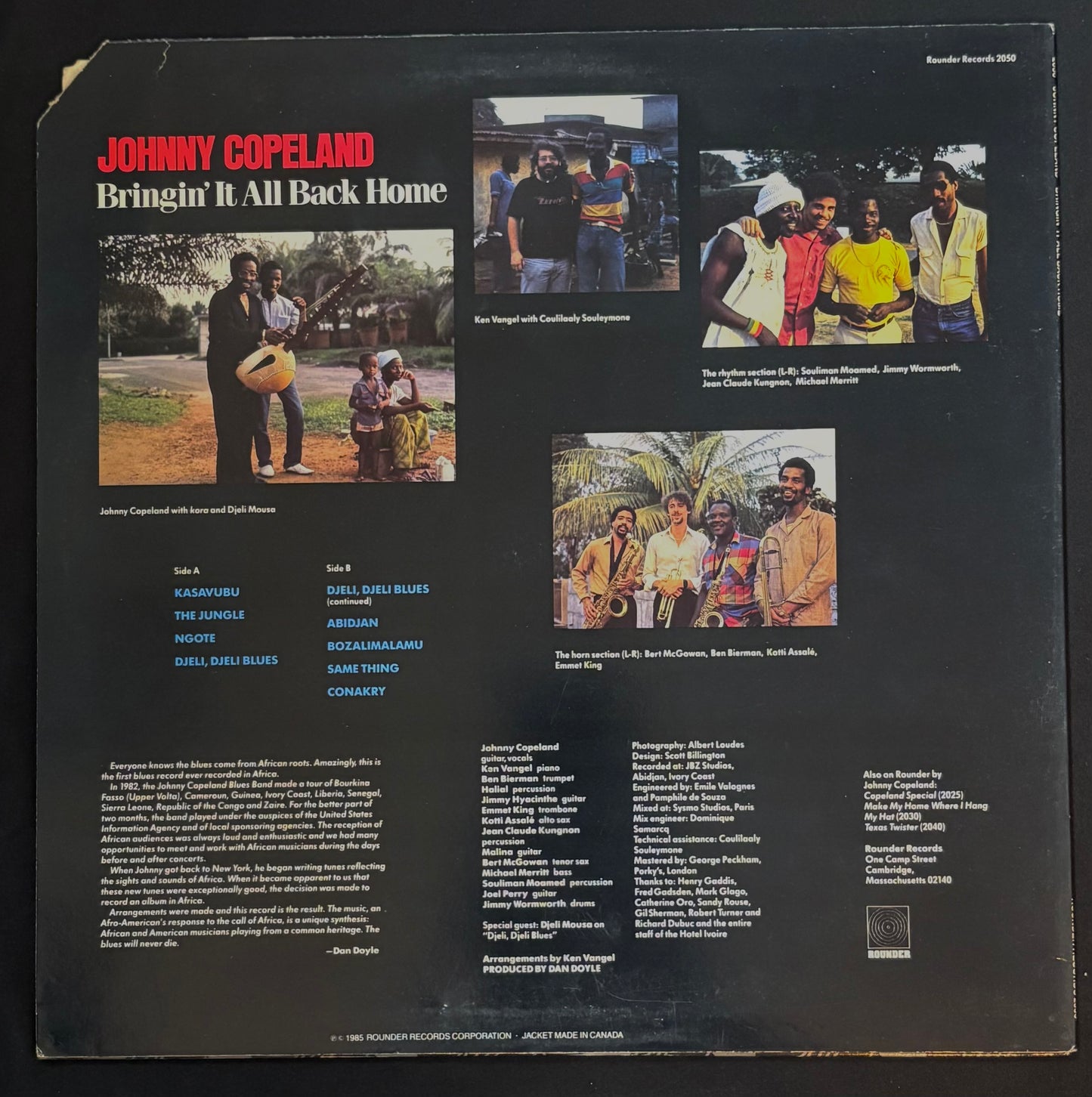 Copeland, Johnny - Bringin’ It All Back Home (JK)