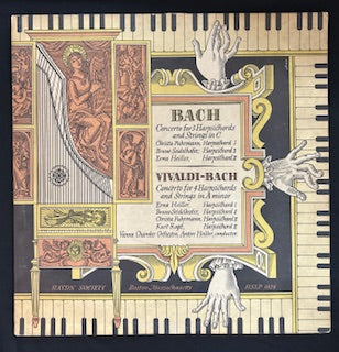 International: Bach - Concerto for 3 Harpsichords and Strings in C; Vivaldi-Bach - Concerto for 4 Harpsichords and Strings in A minor (JK)